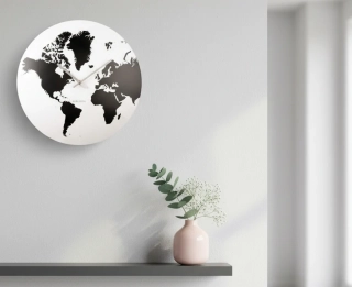 Karlsson Designové nástěnné hodiny 5889WH, 40 cm