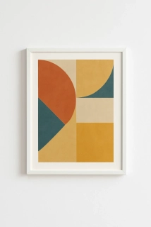 Rám Jersey Box Akrylové sklo Bílá 60 × 80 cm