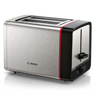 Bosch MyMoment TAT6M420 – nerezový topinkovač na 2 plátky s nástavcem na pečivo