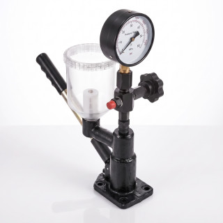VEVOR tester vstřikovačů naftových motorů 0–600 bar – zkušební stolice, nádobka 0,8 l – použité