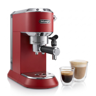 De'Longhi Dedica Style EC 685.R – pákový kávovar na espresso 15 cm, červený