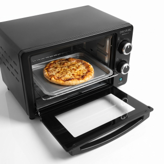 Cecotec Bake&Toast 1090 Black – elektrická mini trouba 10 l, 1000 W, do 230 °C