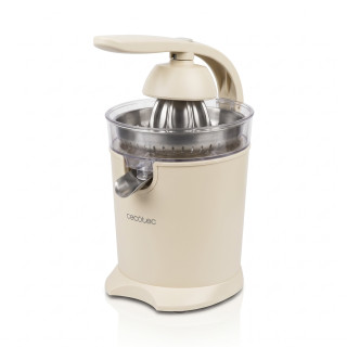 Cecotec Xqueeze RetroJuice 1000 – elektrický lis na citrusy s pákou, 1000 W, béžový – rozbalené