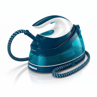 Philips PerfectCare Compact GC7844/20 – parní generátor 2400 W, 6,5 baru, modrý