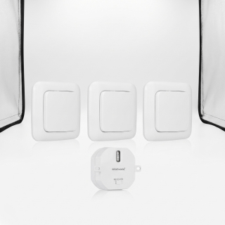 Smartwares SH4-99567 – sada bezdrátových vypínačů, 3 vypínače + modul pod omítku