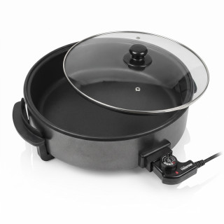 Tristar PZ-9145 – elektrická pánev 40 cm s poklicí, termostat do 250 °C, 1500 W – s kosmetickou vadou