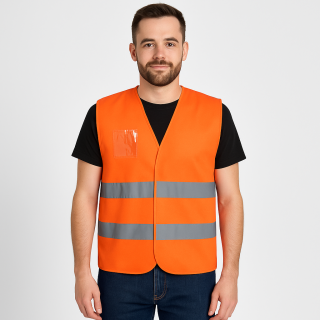 PORTWEST Sítovaná reflexní vesta HiVis C494 - Oranžová, vel. 4XL/5XL