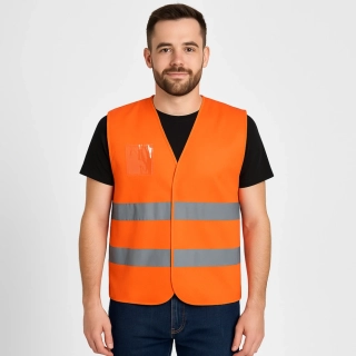 PORTWEST Sítovaná reflexní vesta HiVis C494 - Oranžová, vel. XXL/3XL