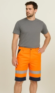 Kraťasy Portwest E043 Hi-vis reflexní - Oranžová, vel. L