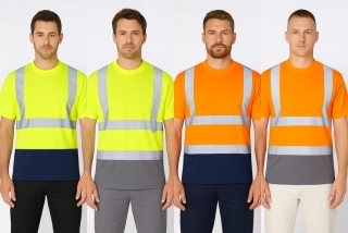 Reflexní funkční triko Portwest S378 Hi‑Vis, dvoubarevné, krátký rukáv