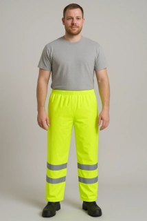 Kalhoty nepromokavé reflexní Portwest H441, Žlutá, vel. 4XL