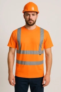 Funkční reflexní triko PORTWEST RT23 – Oranžové
