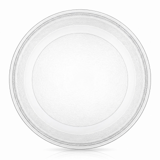 DL SERVICE N719 – univerzální skleněný otočný talíř do mikrovlnné trouby, průměr 24,5 cm